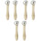 6 Pcs Single Jingle Bell Hand Shake Vertical Music Instrument Gift 5
