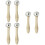6 Pcs Single Jingle Bell Hand Shake Vertical Music Instrument Gift 9