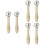 6 Pcs Single Jingle Bell Hand Shake Vertical Music Instrument Gift 8