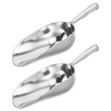 6 Pcs Ice Scoop With Aluminum Handle For Candy, Protein, Flour
