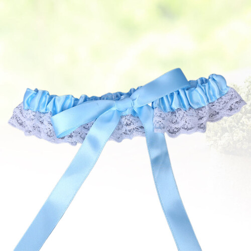 beinschmuck mit schleife hellblau 1