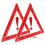 2 auto-warn , faltbares sicherheits-dreibein unterwegs 1