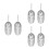 6 Pcs Ice Scoop With Aluminum Handle For Candy, Protein, Flour 5