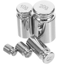 10Pcs Durable Steel Weight Set for Precise Gram Scale and Balance Use