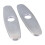 2PCS Hole Cover Deck Plate Pull Down Faucet Stainless Steel 3