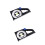 2Pcs Slope Gauge Multifunctional Inclinometer Measuring Ruler 7