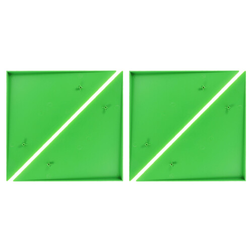 8Pièces Accessoires Vert Protection Coins -Foot