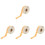 4 Rolls Blank Target Repairing Labels Stickers 4