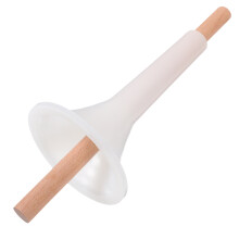 3 Sets Sausage Funnel With Wood Stick And Plastic Stuffer Tubes