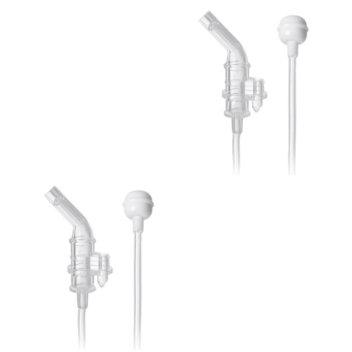 2 Pcs Silicone Nozzle For Bottle White 2