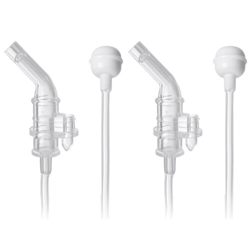 2 Pcs Silicone Nozzle For Bottle White 1