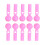 40 Pcs Umbrella Repair Heads With Pink 3