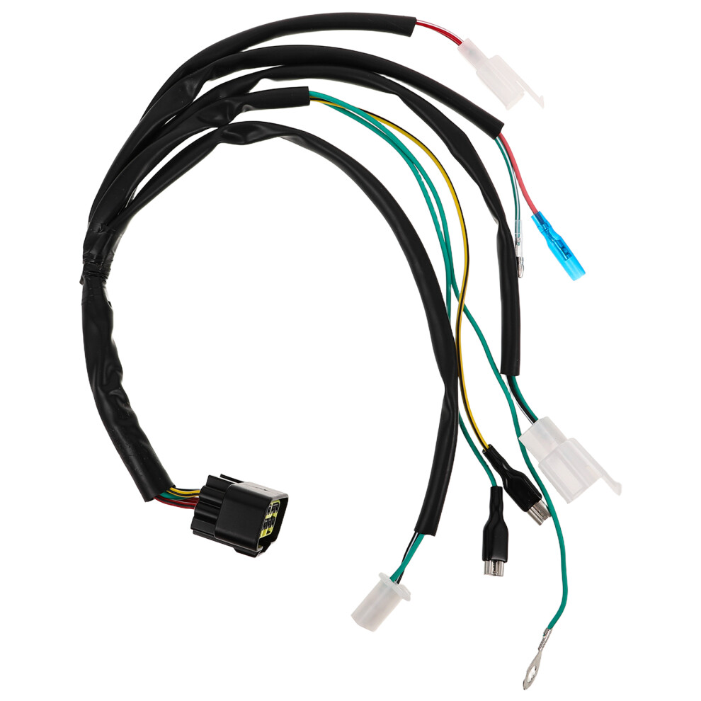 2Pcs Universal Atv Motorcycle Wiring Harness Kit For 125Cc/140Cc 033578386191