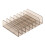 Eyeshadow Palettes Organizer 7 Sections Transparent Makeup Holder 2