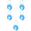 5Pcs Hanging Flying Disc Buckle Carrier Clip 9