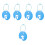 5Pcs Hanging Flying Disc Buckle Carrier Clip 6