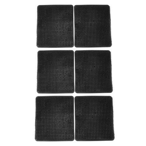 (Black) 6 Pcs PE Chicken Nesting Pads for Coop Egg Laying Black