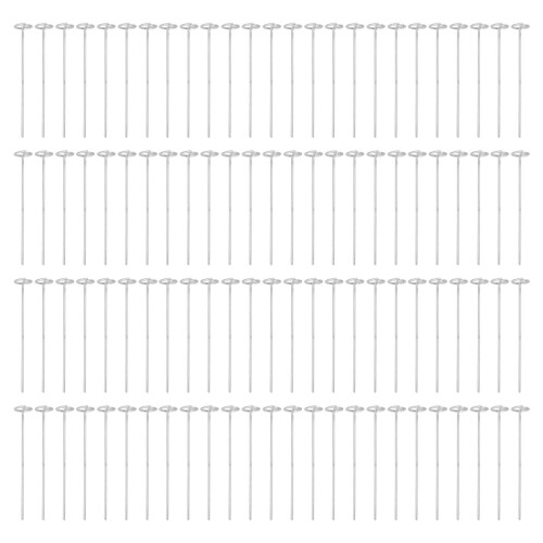 100PCS Galvanized Ground Nails 50cm Artificial Turf Stakes