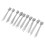 100PCS Galvanized Ground Nails 50cm Artificial Turf Stakes 3