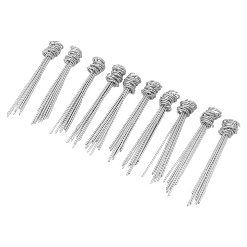 100PCS Galvanized Ground Nails 50cm Artificial Turf Stakes 2