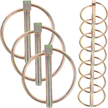 40 Pcs Heavy Duty Iron Pin With Rings For Trailers Trucks Mowers