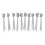 100PCS Galvanized Ground Nails 50cm Artificial Turf Stakes 2