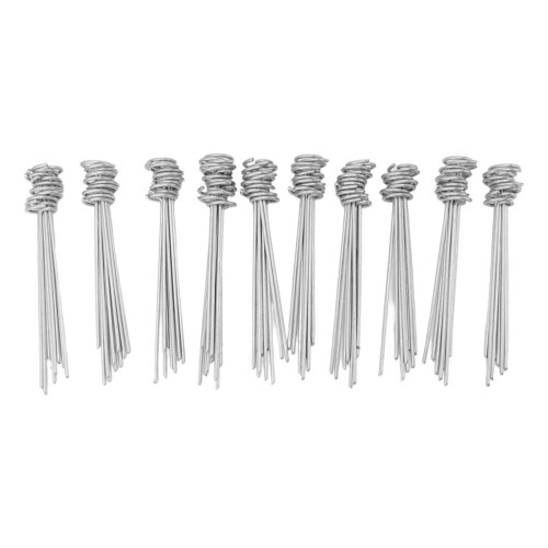 100PCS Galvanized Ground Nails 50cm Artificial Turf Stakes 1