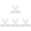 4Pcs Charcuterie Board Handle Acrylic Template Stencil Cutting Board 4