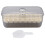 (Fruit Green 1 Layer) Square Ice Cube Tray Easy Release 1 Layer White 1