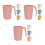 12 Pcs Reusable Coffee Cup Made From Straw With Handle 4