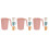 12 Pcs Reusable Coffee Cup Made From Straw With Handle 7