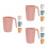 12 Pcs Reusable Coffee Cup Made From Straw With Handle 10