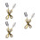 6 Pcs Universal Motorcycle Turn Signal Bulbs Mini Waterproof 7