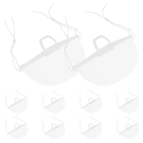 30 Pcs Clear Reusable Anti- Shield Washable For Kitchen Use