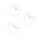 30 Pcs Clear Reusable Anti- Shield Washable For Kitchen Use 10