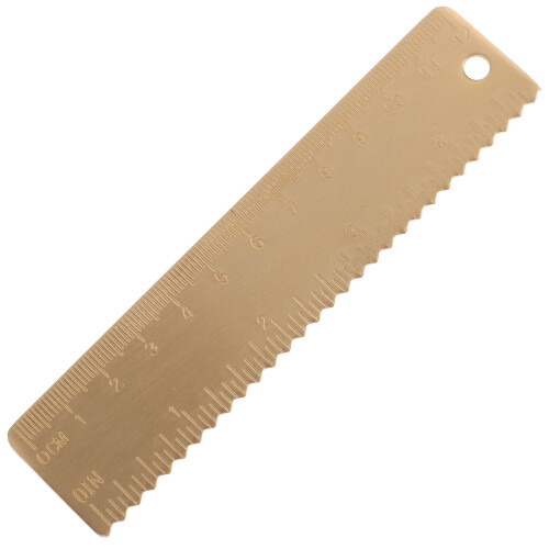 4Pcs Metal Ruler For Students Measuring And Drawing Straight 1