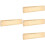4Pcs Metal Ruler For Students Measuring And Drawing Straight 8