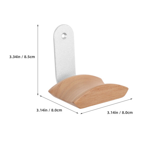 Headphone Rack Wall Mounted Wood Hook Holder For Gaming Office Home 1