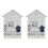 2Pcs Wooden Wall Mounted Key Storage Box With Lighthouse Design 3