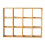 (With Back Panel) 12 Grids Wooden Storage Shelf Organizer 1