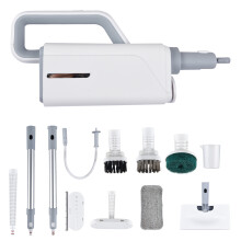 Steam Mop Detachable 370ml 2-Level Steam 3 Brushes for Hardwood