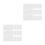 24Pcs Child-Friendly White PVC 3D Printer Pen Mat Drawing Templates 10