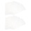 24Pcs Child-Friendly White PVC 3D Printer Pen Mat Drawing Templates 2