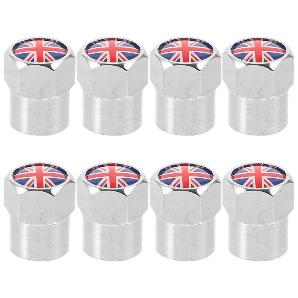 16 Pcs Tire Valve Stem Caps Wheel Air Caps Automotive Exterior Uk Flag 033590372202