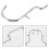 10 Pcs Perforated Wall Hooks U Shape Heavy Duty Pegboard Display 11