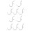 10 Pcs Perforated Wall Hooks U Shape Heavy Duty Pegboard Display 5