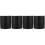 4Pcs Sealed Eyelash Glue Storage Jar Container 4