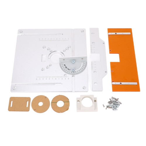 Aluminum Router Table Insert Plate for Woodworking Bench