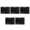 5Pcs A3 Horizontal Clipboard Thick Plastic Writing Pad Black 6