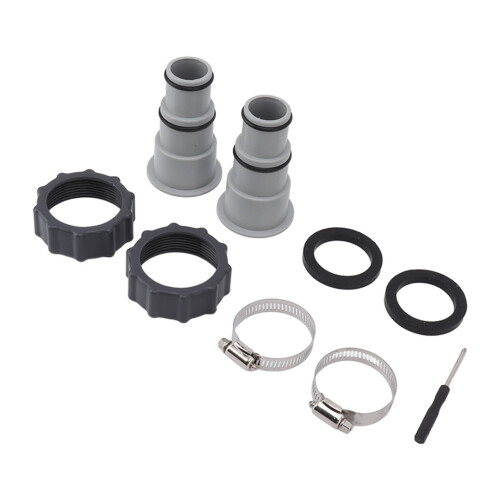 2PCS Pool Hose Adapter Threaded for Intex Pump 1
